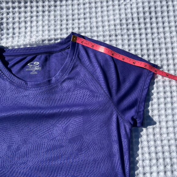 C9 Champions Short-Sleeve, Purple Patterned, Semi-Fitted Tee - Picture 11 of 15
